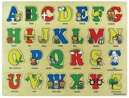 In order to look realistic, the pieces of abc puzzle were made by cutting out actual pieces of wood. Bible Abc S Wooden Puzzle Christianbook Com