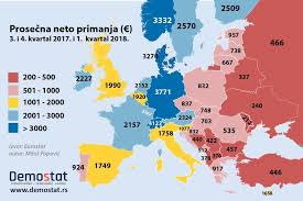 Karta europe sa glavnim gradovima. Demostat Plate U Srbiji Na Zacelju Evrope Demostat Dnevni List Danas