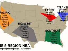 You can measure distance between two teams on a map. This Proposal Will Fix Conference Imbalance And The Nba Schedule Sbnation Com