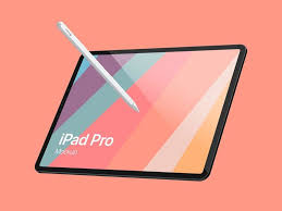 Apple Ipad Pro With Pencil Psd Mockup Ipad Apple Ipad Ipad Pro