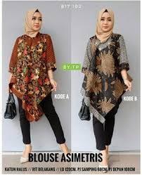 Batik muslim model bawah asimetris 29. Tambah Koleksi Pakaian Batik Dengan 10 Rekomendasi Ini Agar Tampilanmu Makin Cantik 2020