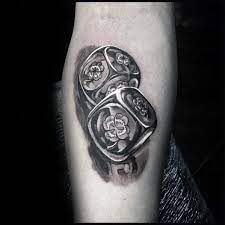 Lucky to find a clover plant with four leaves. 40 Good Luck Tattoos For Men Lucky Design Ideas