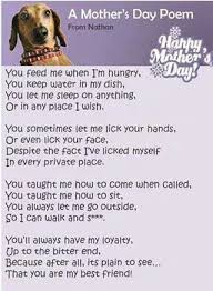 Pin By Lesliearod On Pets Mothers Day Poems Dog Mothers Day Dog Poems