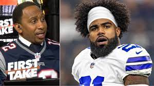 The Cowboys Will Hold Back Ezekiel Elliott Against The Giants Stephen A First Take Ezekiel Elliott Dallas Cowboys Funny Ezekiel