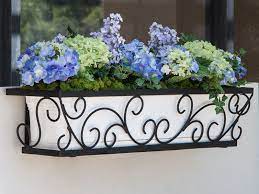 Last liner lasted 4 years without the zip ties. Wrought Iron Window Boxes 10 Different Liner Styles