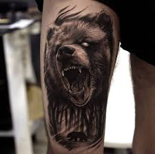 Bear is the official logo of the state of california. 50 Tribal Bear Tattoos For Men 2021 Grizzly Teddy Pooh Paw Native American Designs