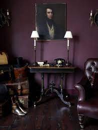 Is Aubergine Having A Moment We Think So Plum Walls Purple Interior Purple Rooms