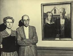 Grant Wood S American Gothic And The Couple That Posed For The Painting American Gothic American Gothic Painting Grant Wood American Gothic