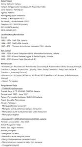 Mungkin dari kita ada memiliki teman yang berada diluar negeri, sehingga kita ingin mengirimkan surat pribadi dalam bahasa inggris. Contoh Biodata Diri Lengkap Dalam Bahasa Inggris Kumpulan Soal Pelajaran 8