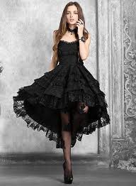 Dark In Love Gothic Prom Dress Black Vtg Steampunk Victorian Lace Evening Formal Gothic Prom Dress Gothic Outfits Gothic Dress