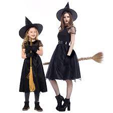 It is all about having fun and making memories. Halloween Costume Witch Fancy Dress Sorceress Women And Girls Cosplay Party Clothing Mom And Daughter Clothes Matching Family Outfits Aliexpress