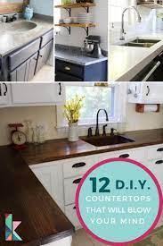 12 Diy Countertops That Will Blow Your Mind Designertrapped Com Diy Kitchen Countertops Diy Countertops Diy Kitchen Renovation