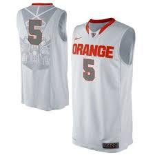 Shop the 2019 syracuse university basketball jerseys and more officially licensed syracuse basketball apparel, including shirts and shorts, at the official online store of the syracuse orange. Nike Syracuse Orange 5 Authentic Performance Basketball Jersey White Jersey Basketball Design Syracuse Basketball