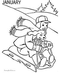 The lowest temperature on earth was recorded in antarctica in 1983. Winter Coloring Page Coloring Home