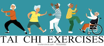Image result for drawings of elderly doing exercises