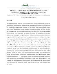Jenis kegiatan dan proyek yang dituangkan dalam bentuk angka. Pdf Keupayaan Ict Dalam Meningkatkan Pencapaian Usahawan Wanita Satu Kajian Kes Usahawan Luar Bandar Di Malaysia Capability Of Ict In Improving The Achievements Of Rural Women Entrepreneurs In Malaysia