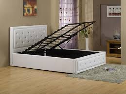 You can effortlessly minimise clutter with a storage bed and it won't make your room look overcrowded. Gfw Hollywood Gas Lift Storage Faux Leather Frame In Black Or White From 259 Beds Direct Warehouse Gainsborough Lincolnshire