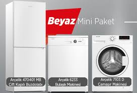 Beyaz Mini Paket Ceyiz Paketleri Camasir Makinesi Bulasik Makinesi Buzdolabi