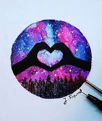 J freund galaxie malerei galaxie aquarell und galaxie kunst. J Freund Galaxie Aquarell Sterne Malen Eule Malen