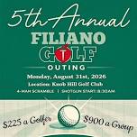5th Annual Filiano Charity Golf Outing