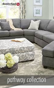 Pathway Collection Sectional Slumberland Furniture Living Room Designs Cuddler Sectional