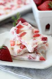 Frozen Strawberry Yogurt Bark The Whole Smiths