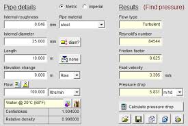 57 Scientific Friction Loss In Pipe Chart