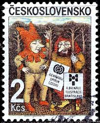 Czechoslovakia Children S Book Illustrations 10th Biennial Of Illustrations Fairies By Gennadij Spirin Ussr Scott 2573 Old Stamps Postal Stamps Stamp