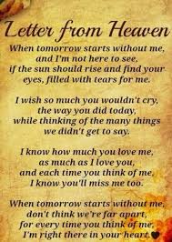 Mothers Day In Heaven Wishes Letter From Heaven You Are The Father Miss You Mom Quotes
