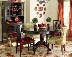 Pier 1 Ronan Pedestal Extension Table In Black Dining Room Small Dining Room Contemporary Black Dining Chairs