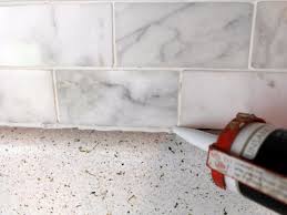 how to install a marble tile backsplash