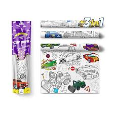 Coloring is a good choice for the kids to keep them entertained, so here is a car coloring page for everyone with a character from our lovely charts. Kids Coloring Tablecloth 3 Big Color In Activity Pages Cars Trucks Trailers Tools Large Draw On Table Cloth For Children Boy Party Educational Toys Planet