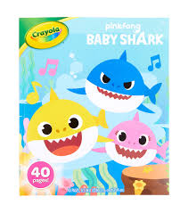 Unique baby shark coloring page 1. Crayola Baby Shark Coloring Book Baby Shark Coloring Pages 40 Pages Buy Online In Macau At Macau Desertcart Com Productid 127854391