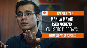 On monday night, duterte said he would remove the power of a city in metro manila to distribute p1,000 aid among the enhanced community quarantine (ecq) because they don't know how. Rappler Talk Manila Mayor Isko Moreno On His First 100 Days In Office Video Dailymotion