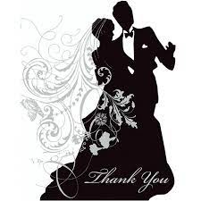 Check spelling or type a new query. Wedding Silhouette Thank You Cards Party At Lewis Elegant Party Supplies Plastic Dinnerware Paper Plates And Napkins
