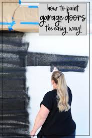 Baking soda is a fantastic way to remove paint spills without using harsh chemicals. How To Paint Garage Doors With Turbo Spray Paint The Easy Way All Things Thrifty