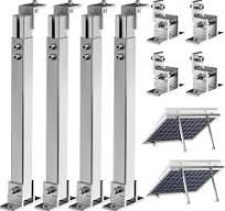 Amazon.com: WOEFSTE 2 Set Adjustable Solar Panel Tilt Mount ...