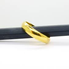 Vintage Wedding Band 22ct 22k Gold Ring Mid Century English 1960s 4mm Wide Unisex Men Women Anniversary Vintage Wedding Band Classic Wedding Band 22k Gold Ring