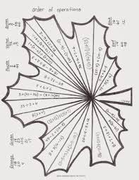 These worksheets provide practice in the basic rules for the order in which arithmetic operations are performed. 35 Order Of Operations Color Worksheet Worksheet Resource Plans
