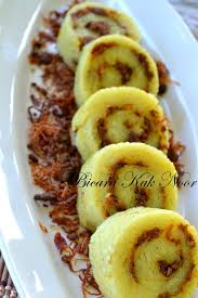 Resepi pulut kuning menu di hari raya bersamasaya. Pulut Kuning Gulung Berinti Serunding Dapur Kak Noor