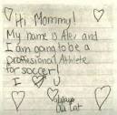 I'll be a soccer player" - Alex Morgan's childhood letter - AS USA