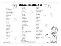 Dental Health A Z Book Dental Health Dental Health Month Dental
