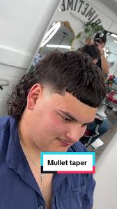 Modern Mullet Taper Transformation for Men