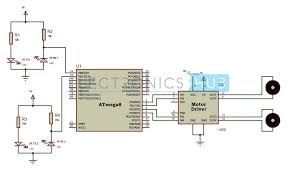 Blackboard video explaining how a circuit works. Line Follower Robot Using Microcontroller Engineering Projects Microcontrollers Engineering Projects Robotics Engineering