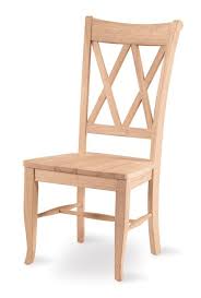 Heirloom quality, solid wood dining room furniture; Amazon Com International Concepts C 20p Pair Of Double X Back Chairs Unfinished Dining Cha Unfinished Dining Chairs Solid Wood Dining Chairs Dining Chairs