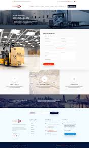 Logzee A Logistic Cargo Psd Template Psd Templates Templates Web Design