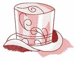 Tall Hat Free Embroidery Design Machine Embroidery Design Tailhat Embroideyrdesign Clothes Free Embroidery Free Embroidery Designs Embroidery Software Free