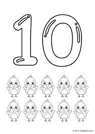 Here are basic cutting practice pages you can use as tracing pages too. Free Printable Number Coloring Pages 1 10 For Kids 123 Kids Fun Apps Printable Coloring Pages Kids Learning Numbers Kindergarten Coloring Pages