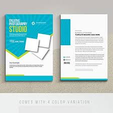 التصوير الفوتوغرافي ترويسة باللون الأزرق letterhead business letterhead letterhead design