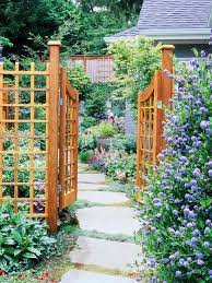 Garden gates can enhance practically any garden. Genius Ideas For Improving Your Path And Walkway Landscape Walkway Landscaping Garden Gate Design Landscape Projects